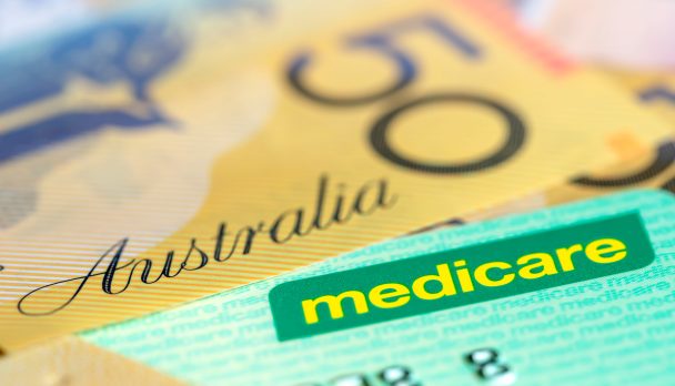 Australian,Medicare,Card,Over,Money.,Shallow,Focus,,With,Copy,Space.